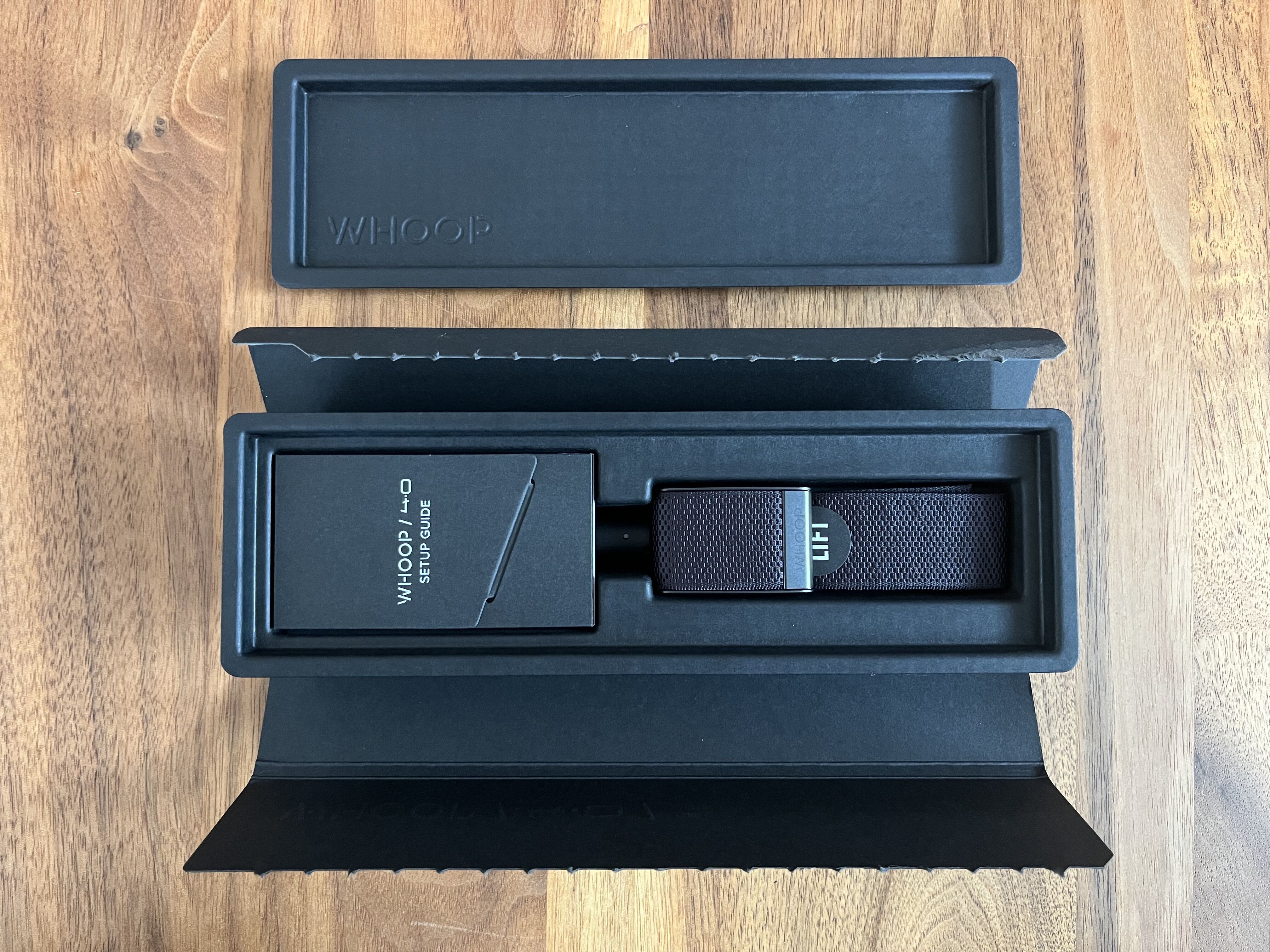 Das Whoop 4.0 in der Verpackung